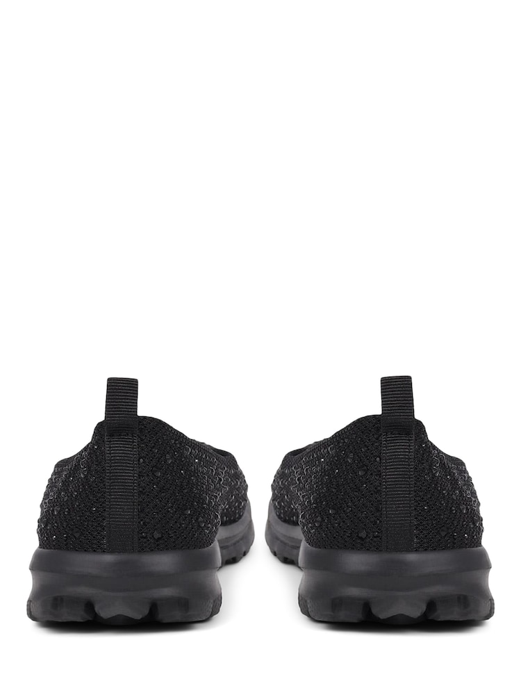 Pavers Black Standard Fit Pavers Lightweight Slip On Pumps - Image 4 of 6