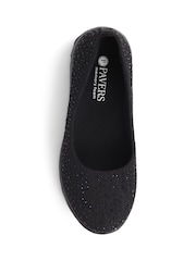 Pavers Black Standard Fit Pavers Lightweight Slip On Pumps - Image 5 of 5