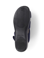 Pavers Navy Blue Touch Fasten Casual Sandals - Image 6 of 6