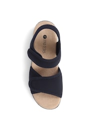 Pavers Black Adjustable Touch-Fasten Sandals - Image 4 of 5
