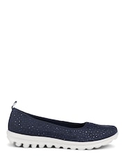 Pavers Blue Standard Fit Pavers Lightweight Slip On Pumps - Image 3 of 6