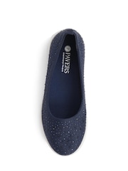 Pavers Blue Standard Fit Pavers Lightweight Slip On Pumps - Image 4 of 6