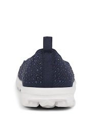 Pavers Blue Standard Fit Pavers Lightweight Slip On Pumps - Image 6 of 6