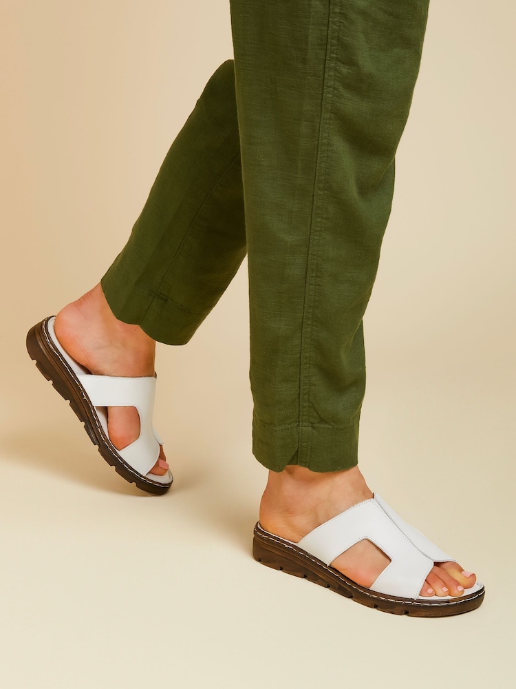 Pavers Leather Slip On Sandals - Image 1 of 6
