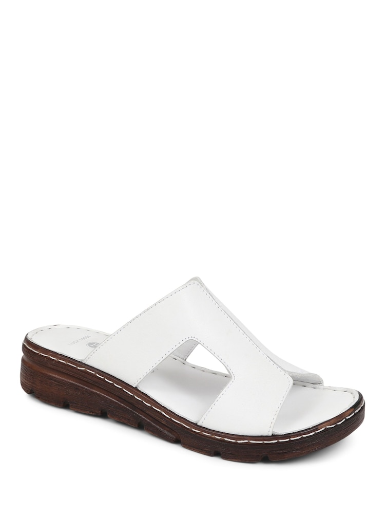 Pavers Leather Slip On Sandals - Image 2 of 6