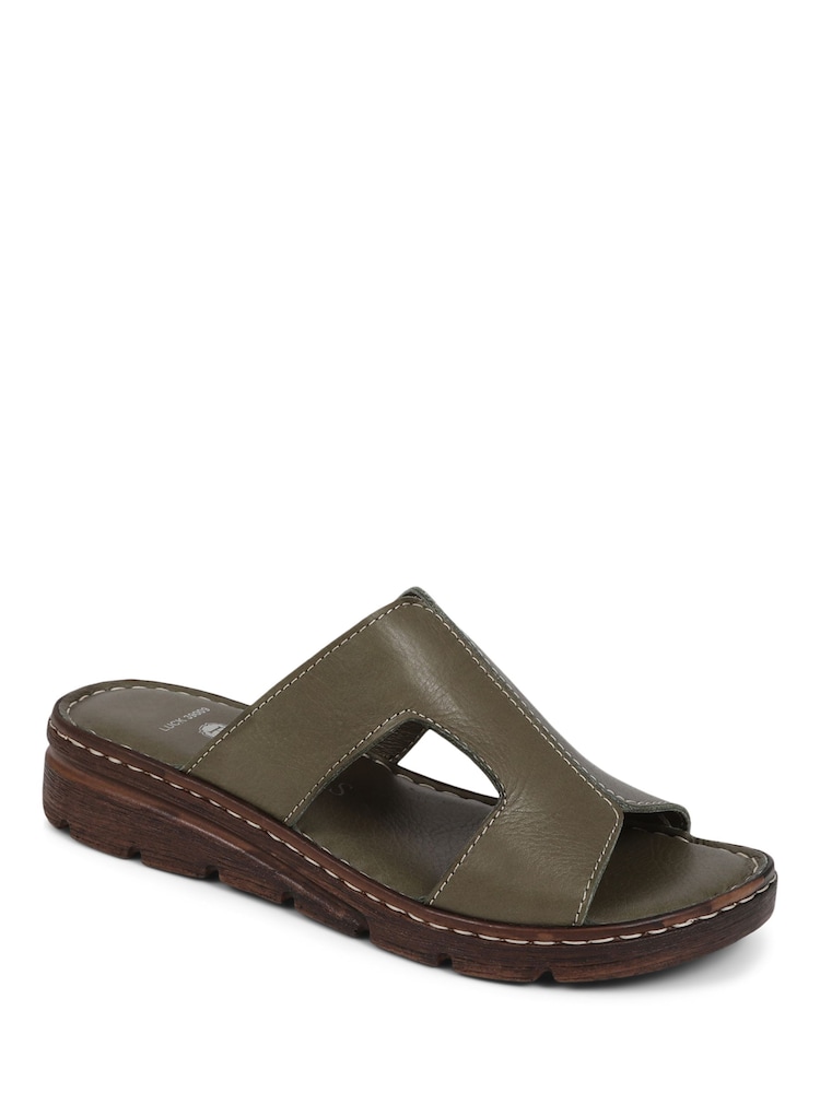 Pavers Leather Slip On Sandals - Image 1 of 5