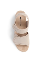 Pavers Beige Adjustable Touch-Fasten Sandals - Image 4 of 5