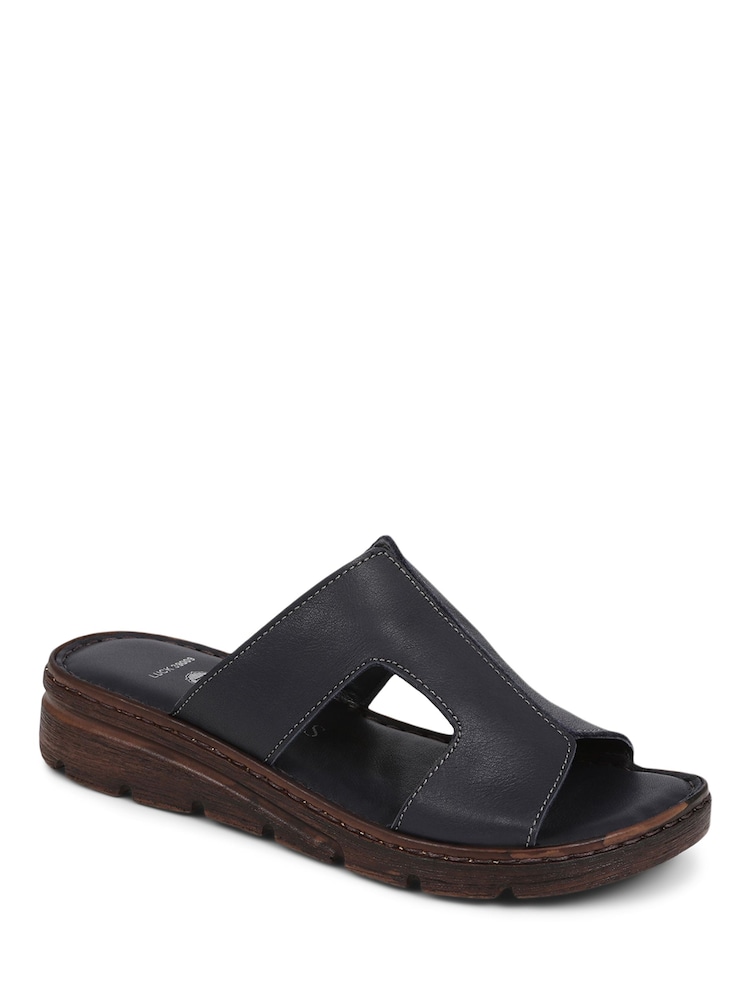 Pavers Leather Slip On Sandals - Image 1 of 5