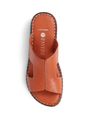 Pavers Leather Slip On Sandals - Image 4 of 5