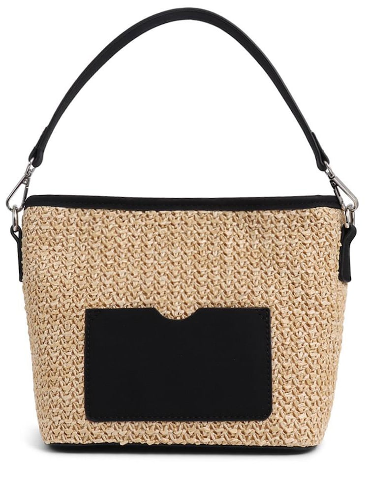 Pavers Black Pavers Woven Shoulder 	 Pavers Woven Shoulder Bag Bag - Image 1 of 3