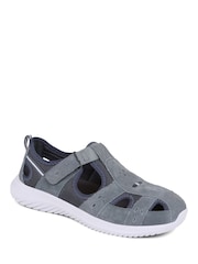 Pavers Blue Pavers Wide Fit Leather Mary Janes Sandals - Image 2 of 5
