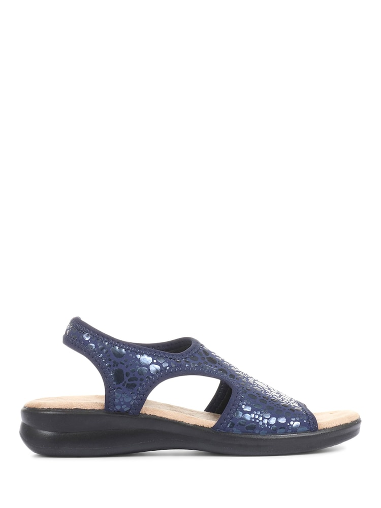 Pavers Blue Pavers Pull-On Black Sandals - Image 1 of 5