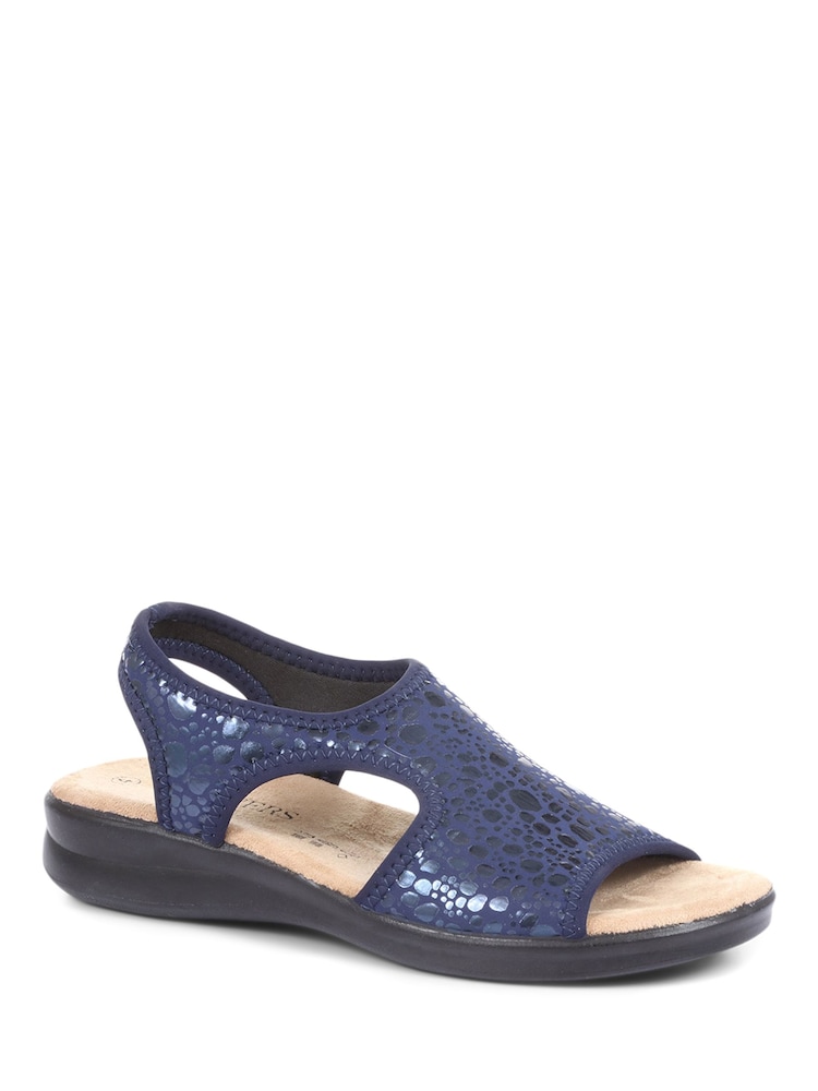 Pavers Blue Pavers Pull-On Black Sandals - Image 2 of 5