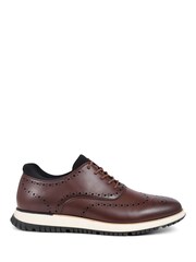 Pavers Brown Pavers Lace-Up Smart Trainers - Image 2 of 5