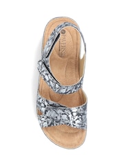Pavers Black Pavers Touch Fasten Black Sandals - Image 4 of 5