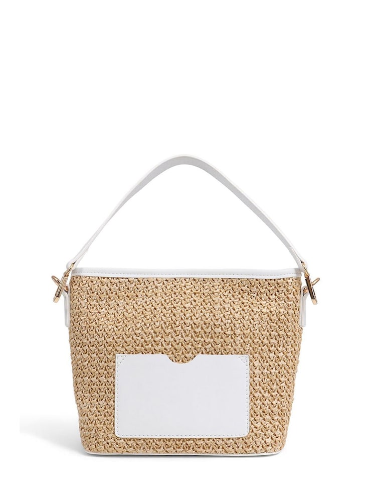 Pavers White Pavers Woven Shoulder 	 Pavers Woven Shoulder Bag Bag - Image 1 of 3