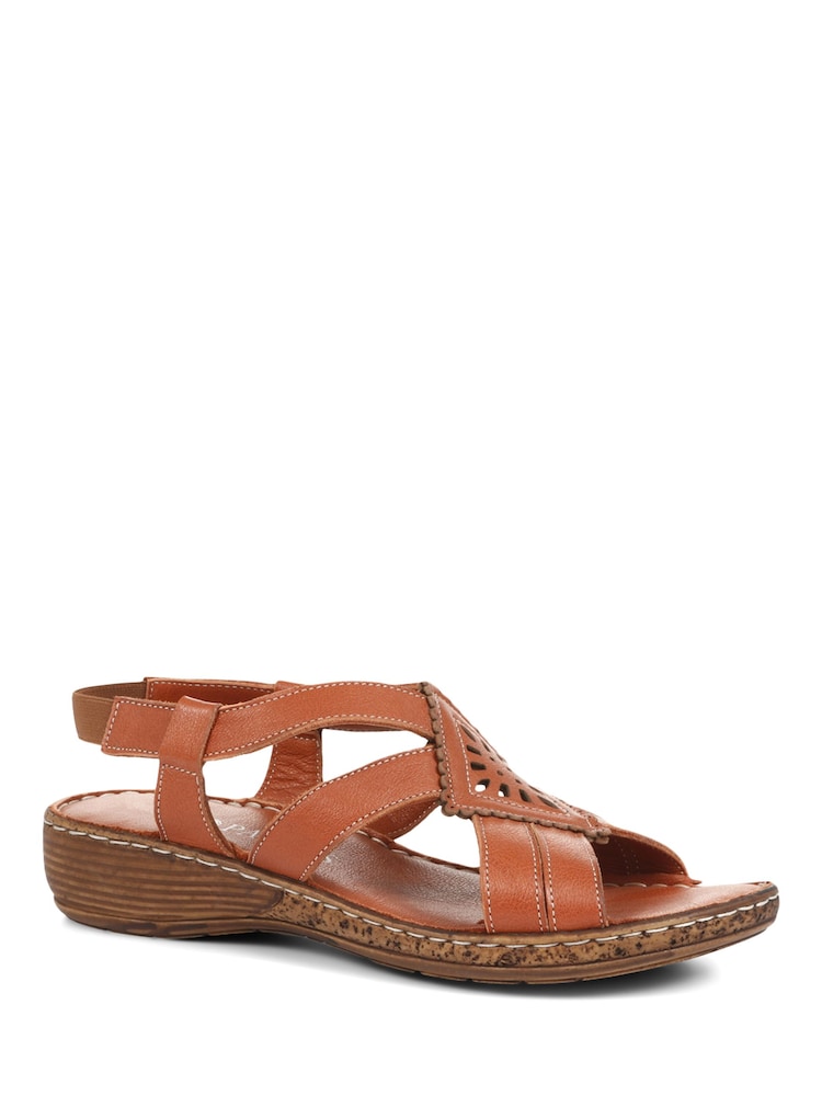 Pavers Leather Slingback Sandals - Image 2 of 6