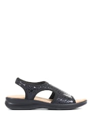 Pavers Black Pavers Pull-On Black Sandals - Image 3 of 7