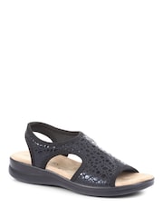 Pavers Black Pavers Pull-On Black Sandals - Image 4 of 7