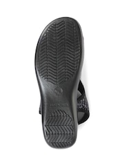 Pavers Black Pavers Pull-On Black Sandals - Image 6 of 7