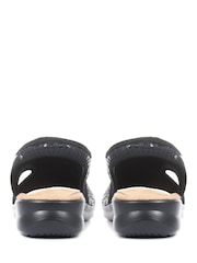 Pavers Black Pavers Pull-On Black Sandals - Image 7 of 7