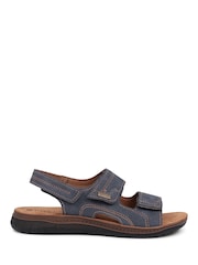 Pavers Bleu Triple Strap Touch Fasten Sandales - Image 3 de 6