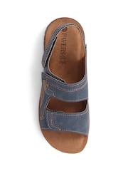 Pavers Bleu Triple Strap Touch Fasten Sandales - Image 5 de 6