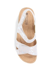 Pavers Pink Pavers Touch Fasten Black Sandals - Image 4 of 5