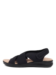 Pavers Black Touch Fasten Casual Sandals - Image 1 of 5