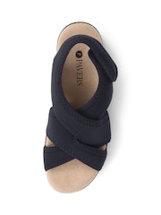 Pavers Black Touch Fasten Casual Sandals - Image 4 of 5