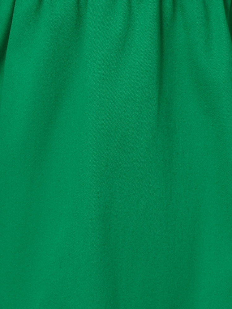 Adrianna Papell Green Stretch Cotton Short Dress - Image 8 of 8 Adrianna Papell Green Stretch Cotton Short Dress - Image 8 of 8