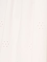 Adrianna Papell 100% Cotton Eyelet Short White Dress - Image 8 of 8