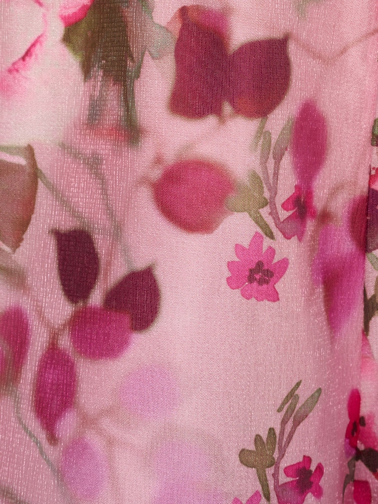 Adrianna Papell Pink Printed Jumpsuit - Image 7 of 7