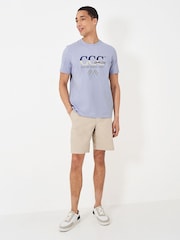 Crew Clothing 100% Cotton Graphic T-Shirt - Image 1 of 2