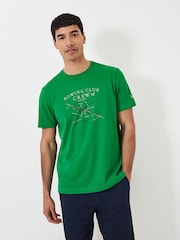 Crew Clothing 100% Cotton Printed Rowing Club T-Shirt - Image 1 of 4