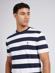 U.S. Polo Assn. Regular Fit Mens Classic Stripe 100% Cotton T-Shirt - Image 3 of 8