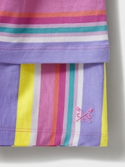 Crew Clothing Pink Jersey Stripe Spin 100% Cotton Dress - Image 3 of 3