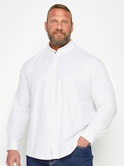 BadRhino Big & Tall White 100% Cotton Poplin Shirt - Image 1 of 3
