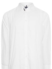 BadRhino Big & Tall White 100% Cotton Poplin Shirt - Image 2 of 3