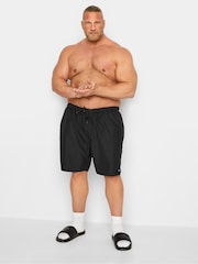 BadRhino Big & Tall Black Plain Swimshorts - Image 1 of 4