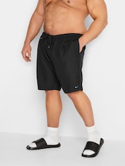 BadRhino Big & Tall Black Plain Swimshorts - Image 2 of 4