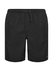 BadRhino Big & Tall Black Plain Swimshorts - Image 3 of 4