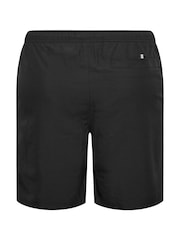 BadRhino Big & Tall Black Plain Swimshorts - Image 4 of 4