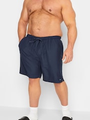 BadRhino Big & Tall Blue Plain Swimshorts - Image 2 of 4