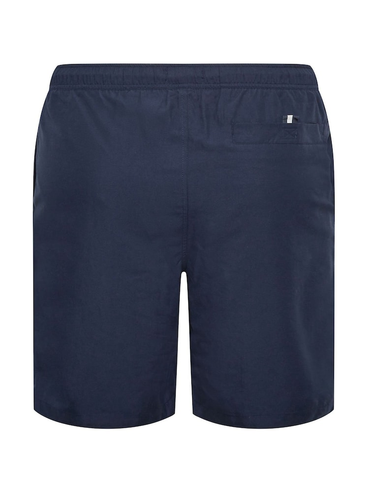 BadRhino Big & Tall Blue Plain Swimshorts - Image 4 of 4