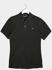 BadRhino Big & Tall Black 100% Cotton Core Polo Shirt - Image 2 of 3