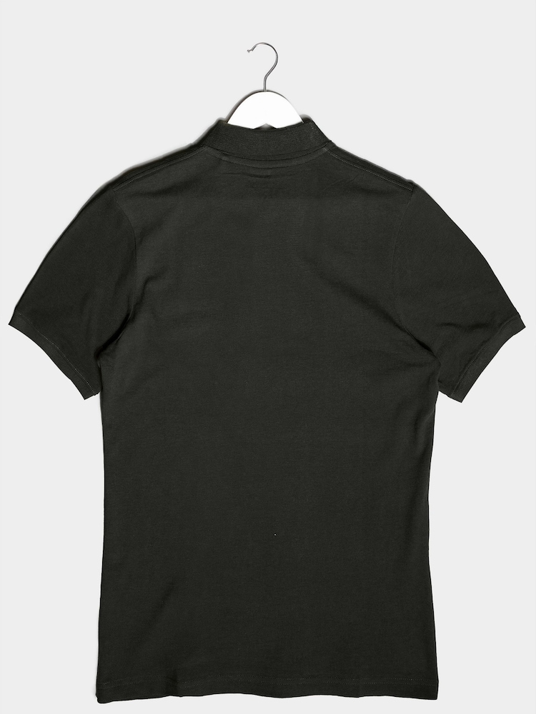 BadRhino Big & Tall Black 100% Cotton Core Polo Shirt - Image 3 of 3