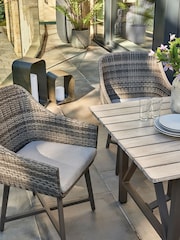Kettler Grey LaMode 4 Seater Garden Dining Set - Image 2 of 5