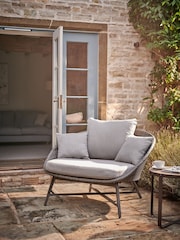 Kettler Grey Lamode Garden Comfort Chair with Cushions - Image 1 of 3