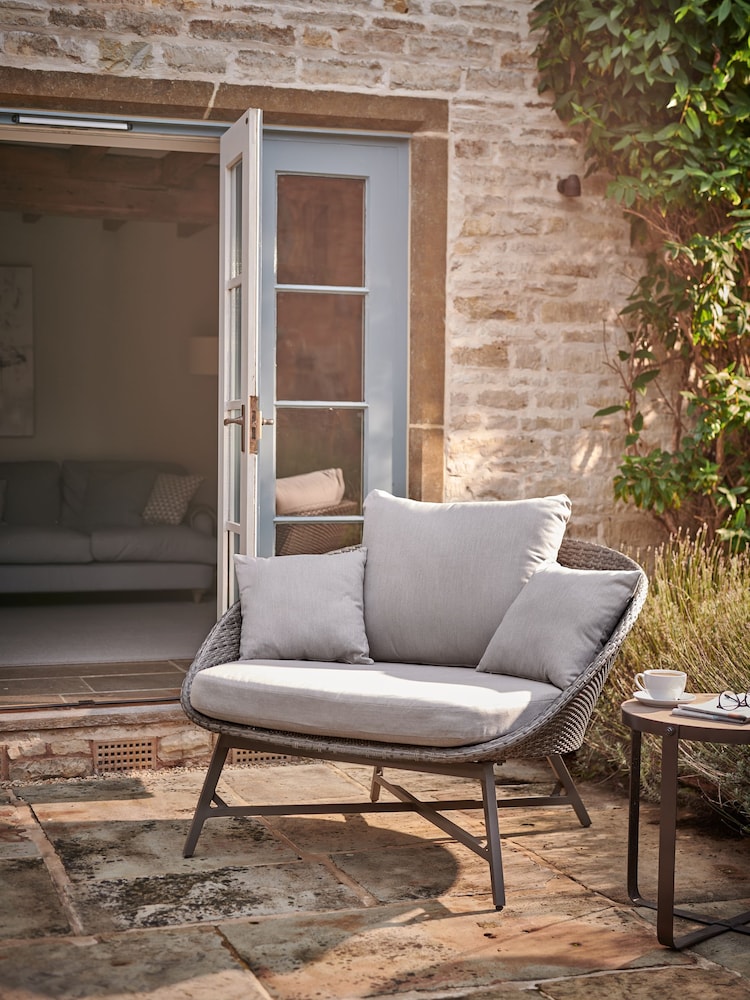 Kettler Grey Lamode Garden Comfort Chair with Cushions - Image 1 of 3
